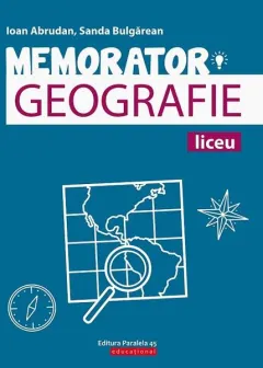 Coperta cărții Memorator de geografie pentru liceu