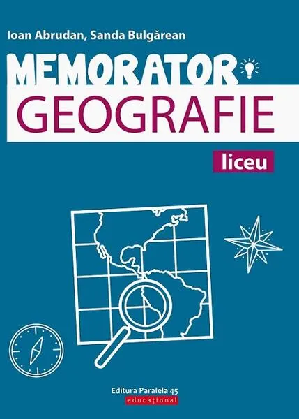 Coperta cărții Memorator de geografie pentru liceu