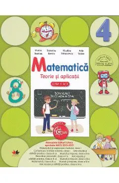 Coperta cărții Matematica cls 4 teorie si aplicatii