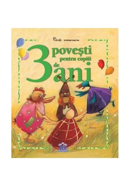 Coperta cărții 3 povesti pentru copiii de 3 ani