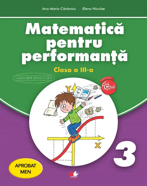 Coperta cărții Matematică pentru performanță. Clasa a III-a