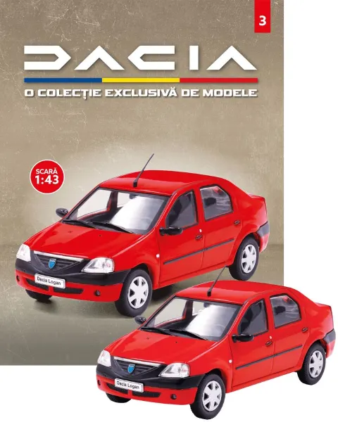 Coperta cărții Numarul 3. Dacia Logan - 2005