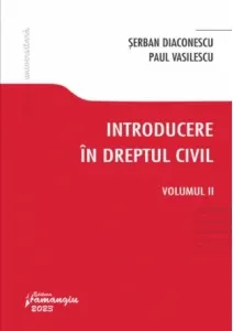 Coperta cărții Introducere în dreptul civil (Vol. 2)