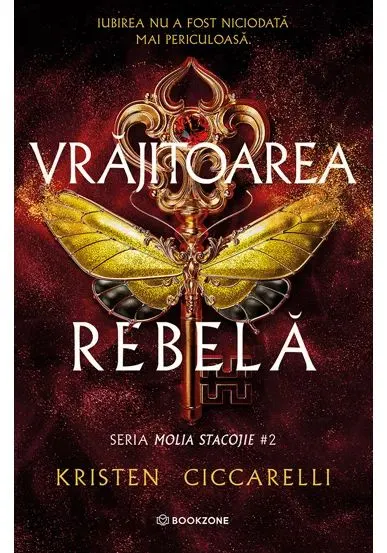Coperta cărții Vrajitoarea rebela. Seria Molia Stacojie vol. 2