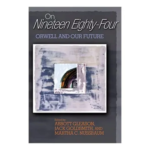 Coperta cărții On "Nineteen Eighty-Four"