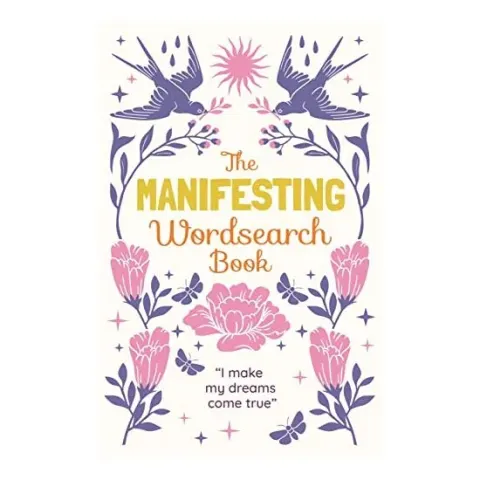 Coperta cărții Manifesting wordsearch book.