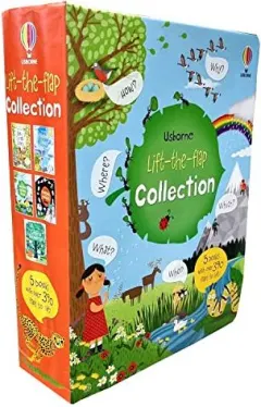 Coperta cărții Usborne Lift-the-Flap Collection 5 Board Books Set