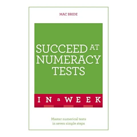 Coperta cărții Succeed at Numeracy Tests in a Week