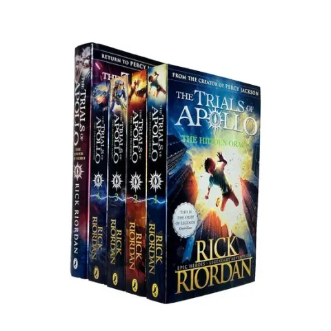 Coperta cărții Trials of Apollo Series Rick Riordan Collection 5 Books Set