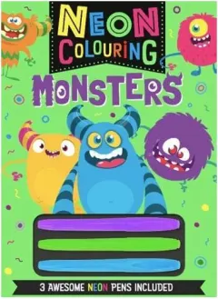 Coperta cărții Neon Colouring: Monsters (Neon Colouring 8)