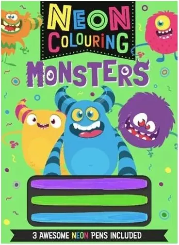 Coperta cărții Neon Colouring: Monsters (Neon Colouring 8)