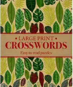 Coperta cărții Large Print Crosswords: Easy-To-Read Puzzles