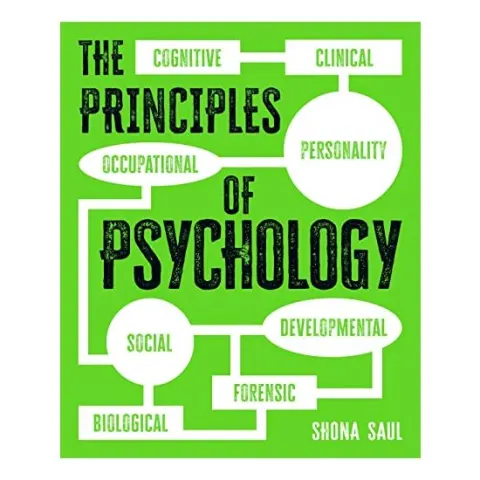 Coperta cărții Principles of Psychology, Shona Saul