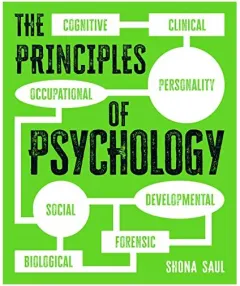 Coperta cărții Principles of Psychology, Shona Saul