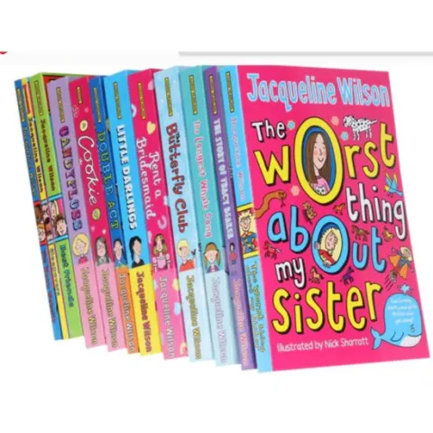 Coperta cărții Jacqueline Wilson 12 Books Collection Set – The Worst Thing About My Sister, Tracy Beaker, Little Darlings, Candyfloss & More