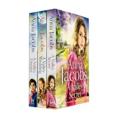 Coperta cărții Anna Jacobs Backshaw Moss Series 3 Books Collection Set (a Valley Dream, A Valley Secret, A Valley Wedding)