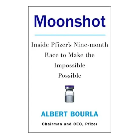 Coperta cărții Moonshot, Albert Bourla