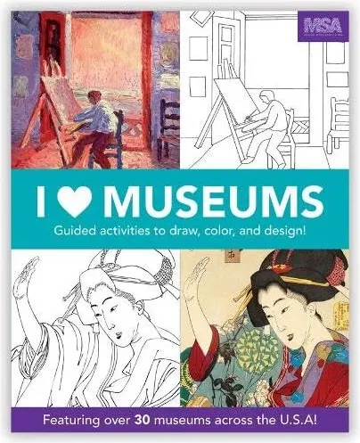 Coperta cărții I Heart Museums Activity Book