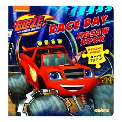Coperta cărții Blaze Race Day Jigsaw Book
