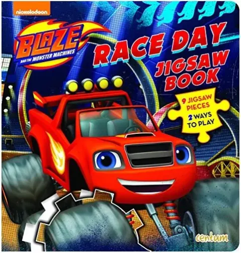 Coperta cărții Blaze Race Day Jigsaw Book