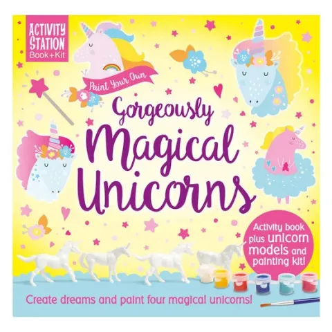 Coperta cărții Paint Your Own Gorgeously Magical Unicorns