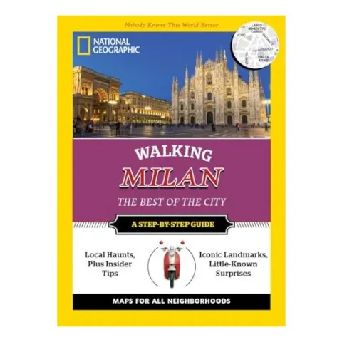 Coperta cărții Walking Milan, Fabrizia Villa