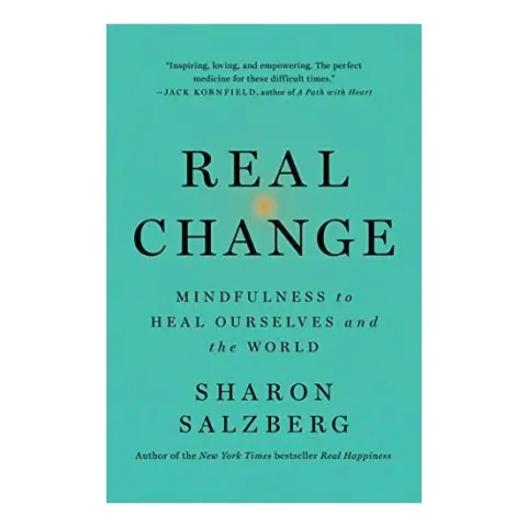 Coperta cărții Real Change, Sharon Salzberg