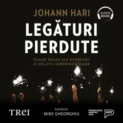 Coperta cărții Legături pierdute. Cauze reale ale depresiei și soluții surprinzătoare (audiobook)