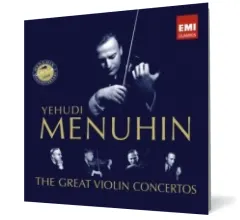 Coperta cărții Yehudi Menuhin: The Great Violin Concertos 10th Anniversary (10 CD)