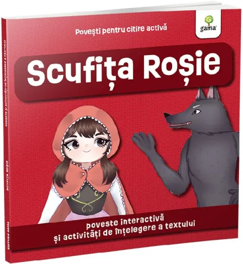 Coperta cărții Scufita Rosie. Povesti pentru citire activa