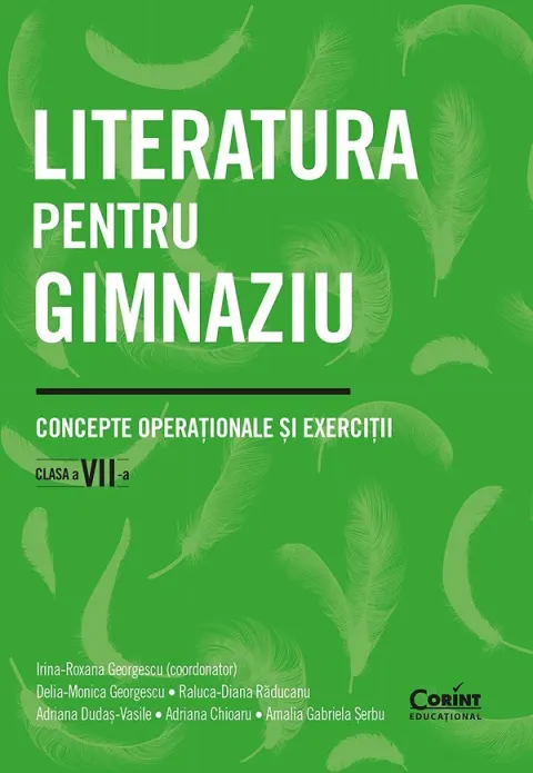 Coperta cărții Literatura pentru gimnaziu. Concepte operationale si exercitii. Clasa a VII-a
