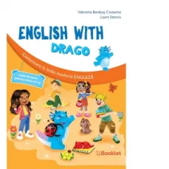 Coperta cărții English with Drago. Comunicare in limba moderna engleza. Caiet de lucru pentru clasa a II-a