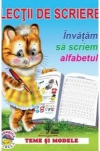 Coperta cărții Lectii de scriere. Invatam sa scriem alfabetul