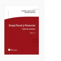 Coperta cărții Drept fiscal si financiar. Caiet de seminar. Editia a 5-a