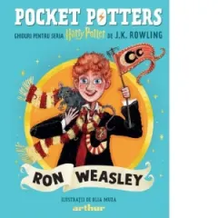Coperta cărții Pocket Potters. Ghiduri pentru Seria Harry Potter de J.K. Rowlling. Ron Weasley