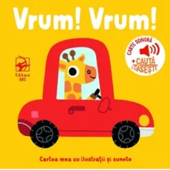 Coperta cărții Vrum! Vrum! Carte sonora + Cauta && Gaseste
