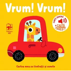 Coperta cărții Vrum! Vrum! Carte sonora + Cauta && Gaseste
