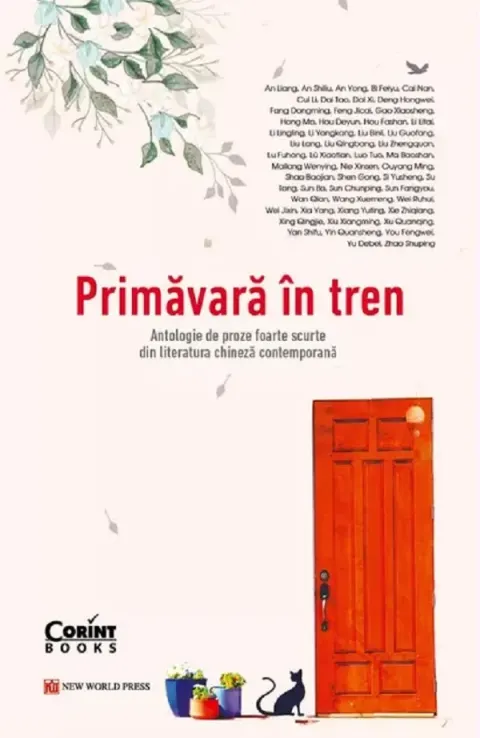 Coperta cărții Primavara in tren. Antologie de proze foarte scurte din literatura chineza contemporana