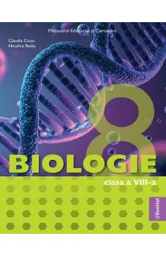 Coperta cărții Biologie - Clasa 8 - Manual - Claudia Ciceu, Niculina Badiu