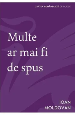 Coperta cărții Multe ar mai fi de spus