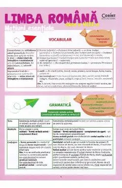 Coperta cărții Limba romana - Clasa 8 - Notiuni esentiale