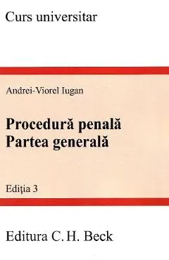 Coperta cărții Procedura penala. Partea generala Ed.3