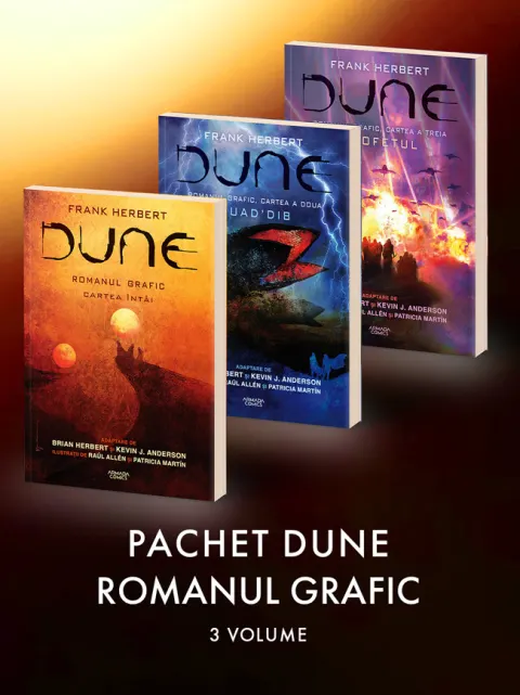 Coperta cărții Pachet Dune Romanul grafic 3 vol.
