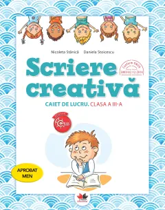 Coperta cărții Scriere creativă. Caiet de lucru. Clasa a III-a