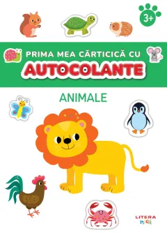 Coperta cărții Prima mea carticica cu autocolante. Animale