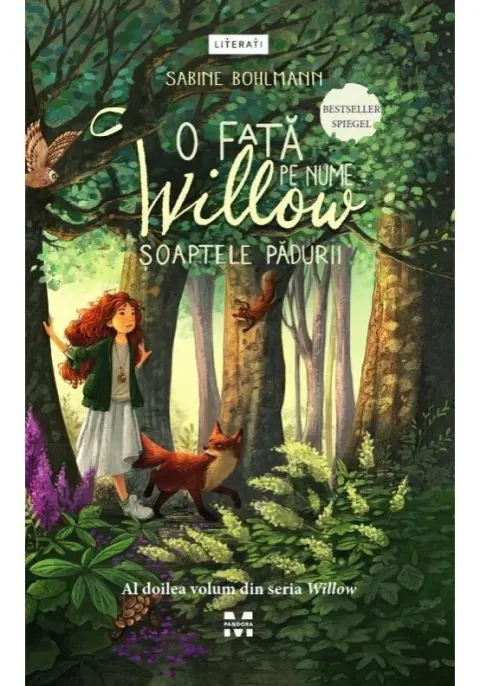 Coperta cărții O fata pe nume Willow: soaptele padurii (seria Willow, vol. 2)