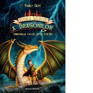 Coperta cărții Scoala secreta a dragonilor. Volumul 5: Tribunalul celor sapte flacari