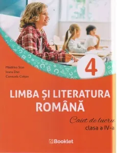 Coperta cărții Limba si literatura romana clasa a IV-a. Caiet de lucru
