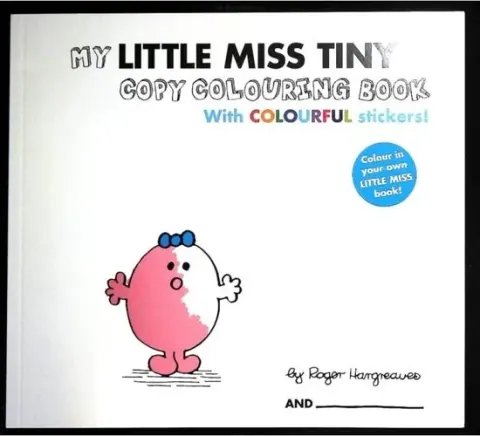 Coperta cărții My little miss tiny copy colouring book