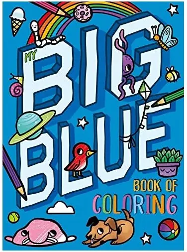 Coperta cărții My Big Blue Book of Coloring